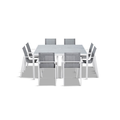 Placido Square 8 - Person Outdoor Dining Set