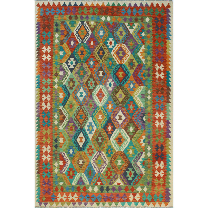 Flatweave Nuro Green Rug
