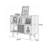 Walnut Modern Solid wood Standard Bookcase-457191538