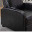 Maleah 65cm Wide Modern and Soft Breathable Leather Compact Massage Chair with Remote Control