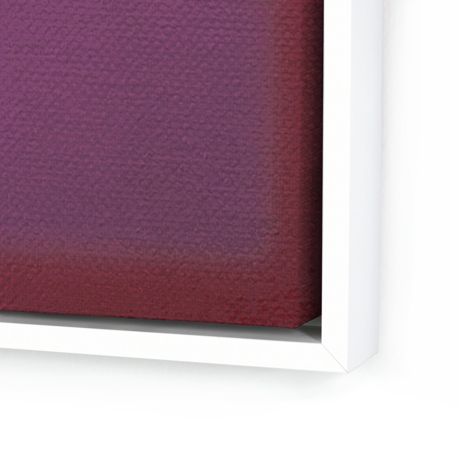 Composition Deep by Charles Stuart, 32" H x 24" W x 2" D, White/Neutral, Violet