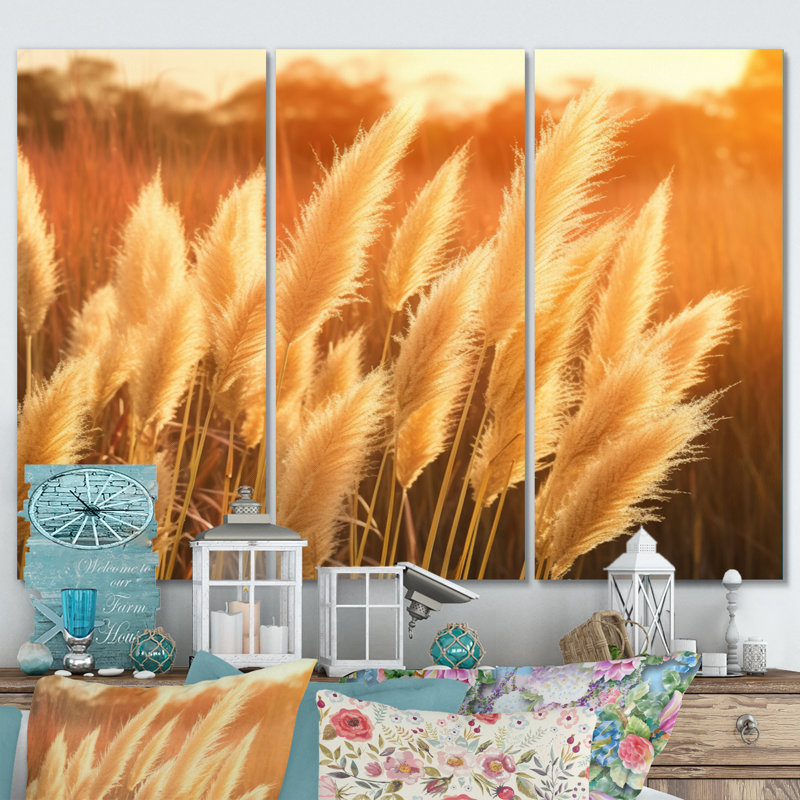 Farmhouse Plants & Flowers Wall Decor on Metal
