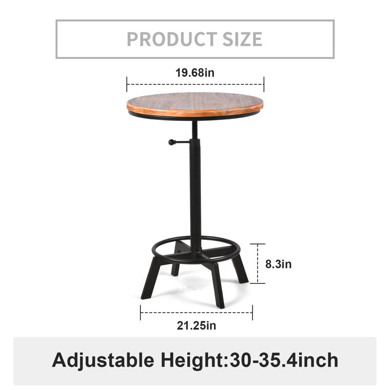 Ensemble repas pour 2 personnes Jaiven, H 30 po x l 19,68 po x P 19,68 po