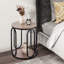 Table de bout ronde avec rangement Carnforth H 24,4 po-730227726