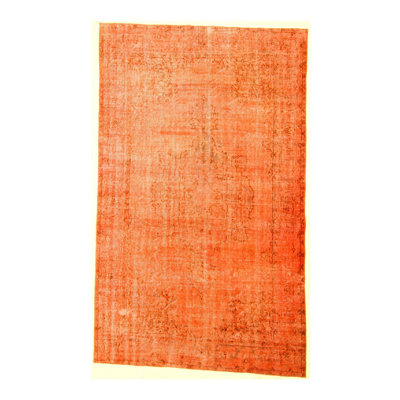 Luxor Oriental Area Rug in Orange