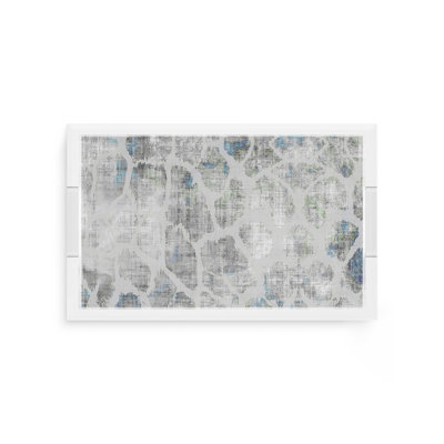 Plateau décoratif rectangulaire en acrylique Giraffe Opulence