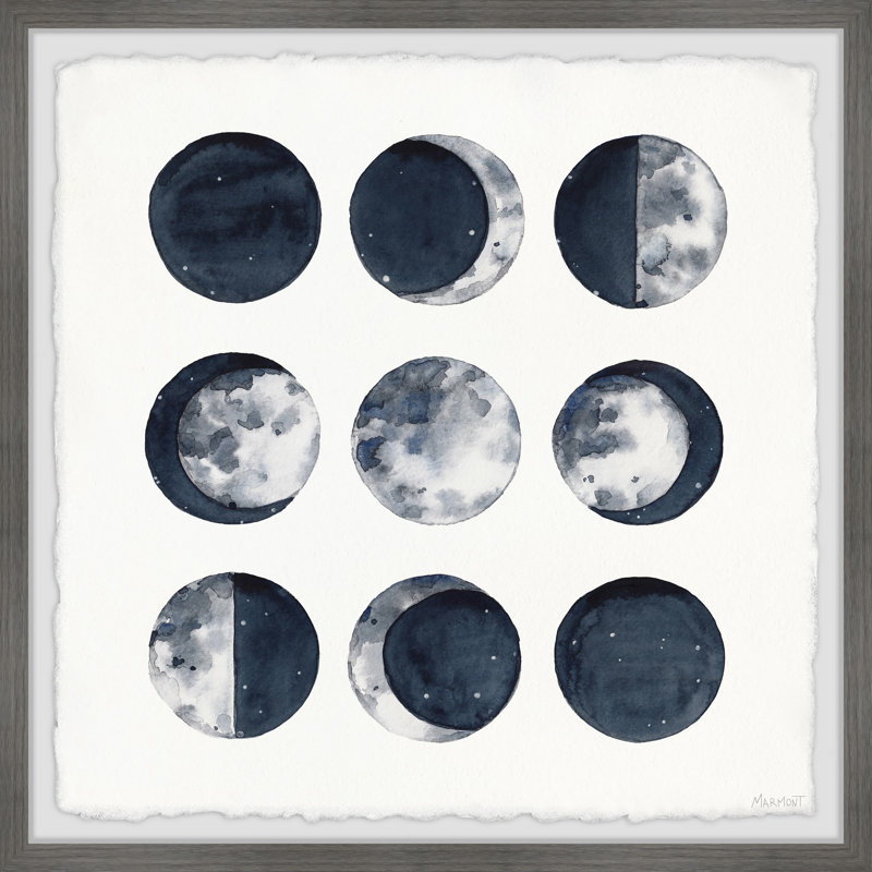 «Bianchi Moon Cycle», reproduction encadrée, H 12 po x l 12 po x P 1,5 po