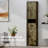 69"H Tall Barn Door Storage Cabinet With Drawer & Adjustable Shelves-250003403