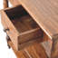 Table d'appoint à pieds tournés avec tablettes