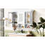 Armoire de salle de bain murale 47 "avec miroir