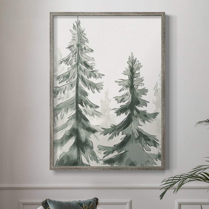 «Christmas Holiday Art XCIV», reproduction d'art encadrée - bois massif, H 21 po x l 17 po