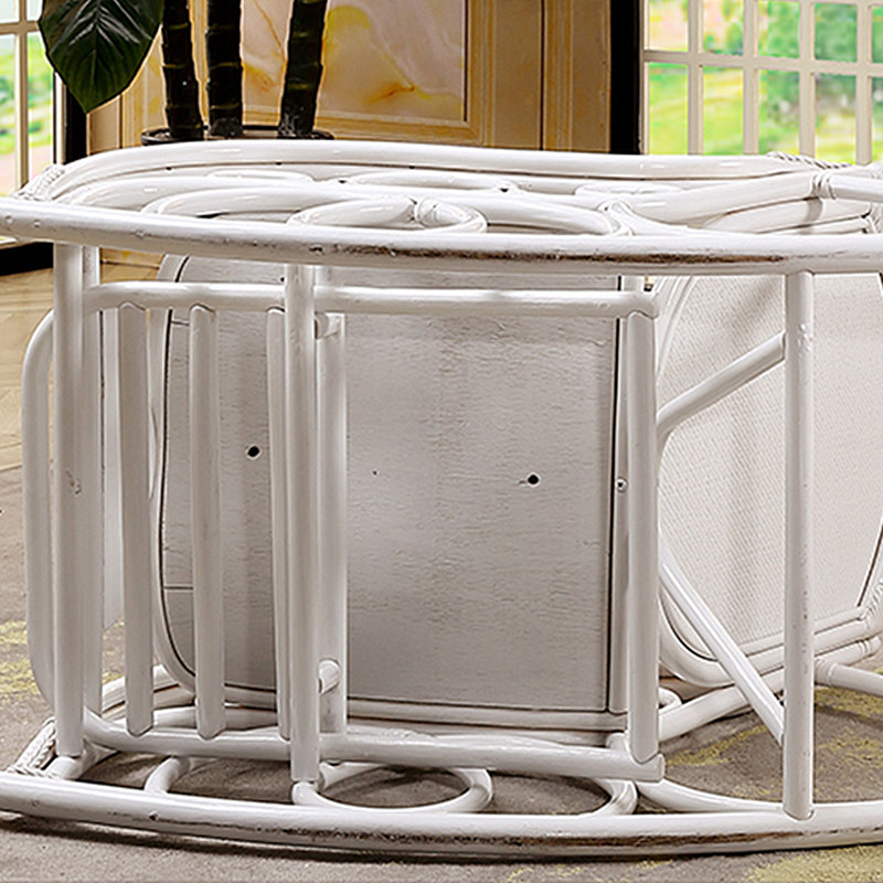 Elegant rattan armchair