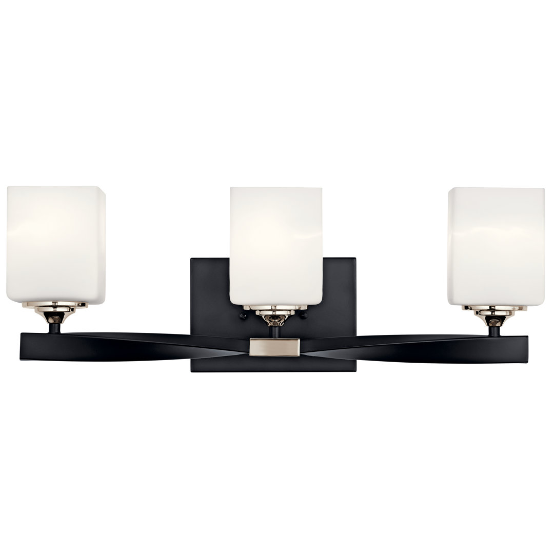 Lecompton 3 - Light Dimmable Vanity Light Red Barrel Studio® 