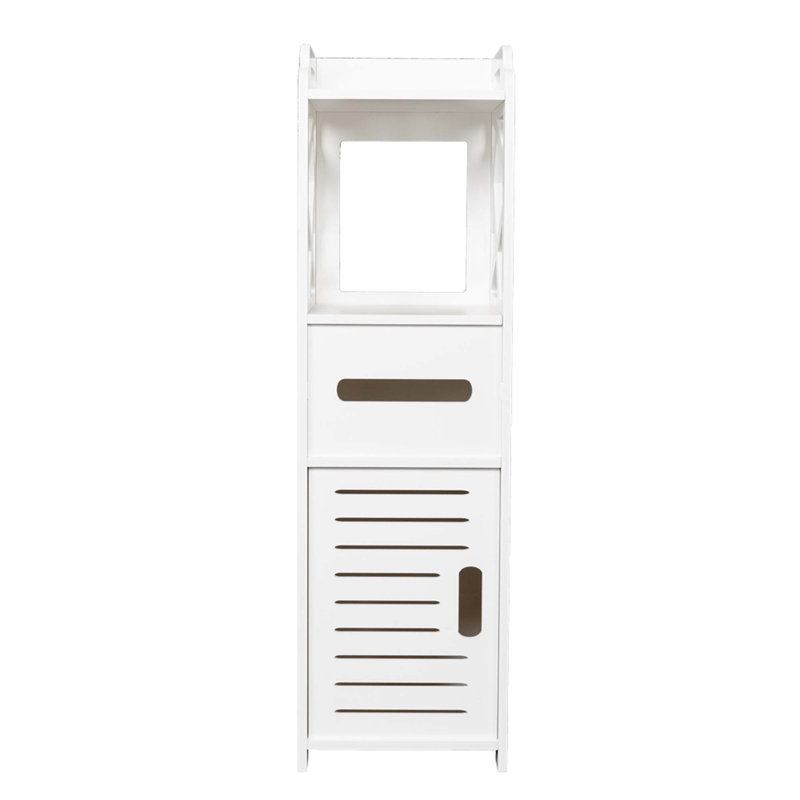 Armoire de rangement à 3 niveaux avec 2 portes