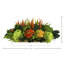Assorted Hydrangea Fall Arrangement With Magnolia Leaves And Heather