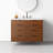 Bexley 36" Wall Mounted Single Bathroom Vanity with Quartz Top
