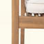 Ensemble de 2 chaises de patio en bois d'acacia robuste, siège imperméable et confortable, capacité de 400 lb-1470319661