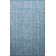 Tapis bleu tissé à la main Parker