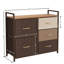 Commode 5 tiroirs en acier inoxydable 32,7 po Davinee-1765124197