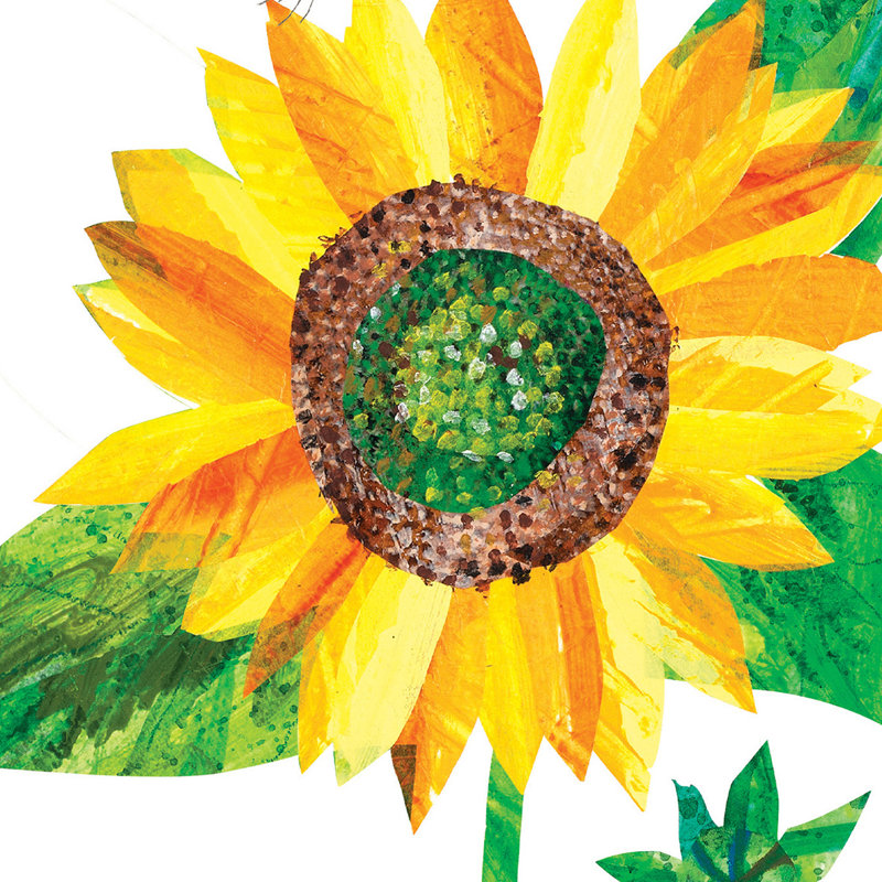 Butterfly and Sunflower - Painting on Canvas, 61cm H x 41cm W