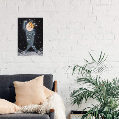 Sister Moon - Wrapped Canvas Painting