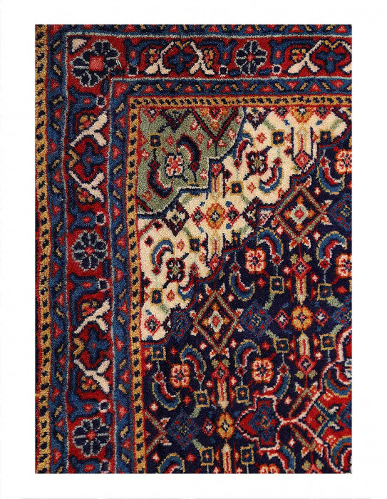 Chinika Hand Knotted Wool Area Rug in Beige