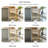26" Counter Height Bar Stool Barrel Counter Stool With Backrest,Off White PU Leather Metal-993043390-1004672875