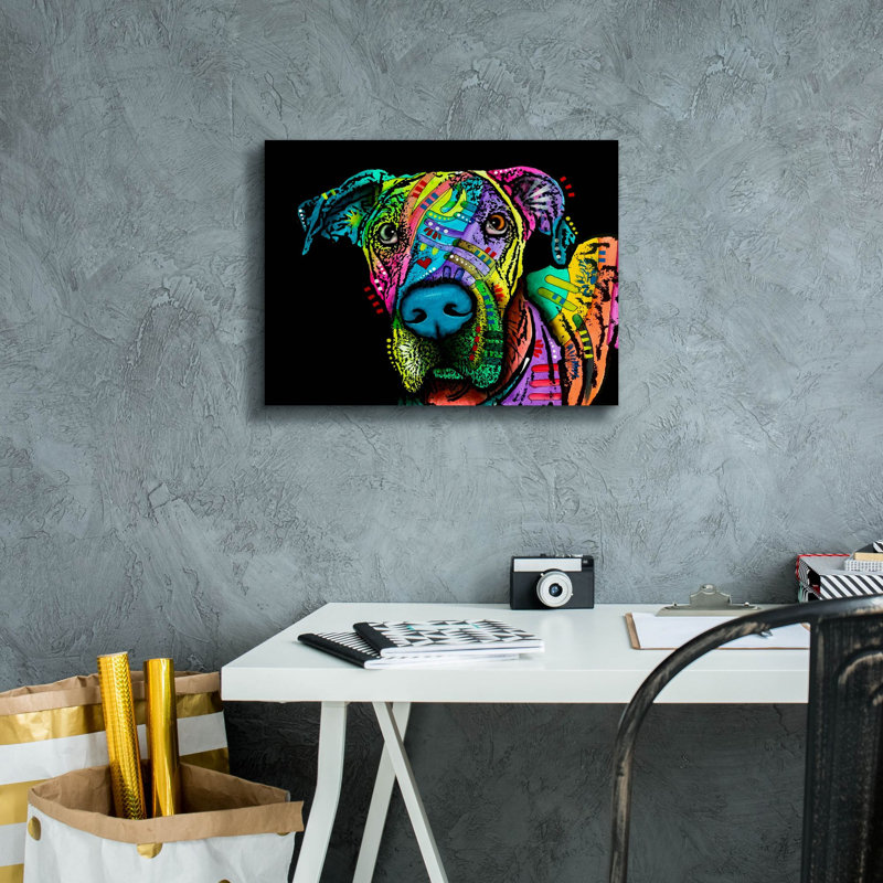 'Indelible Dane' by Dean Russo Studios, Canvas Wall Art, 12" H x 16" W x 0.75" D