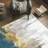 Golden Blue Horizons Washable Area Rug, Power-loomed, Heavenly Softness with Non-Slipping Backing