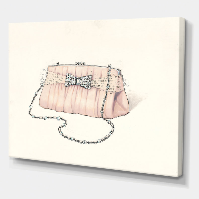 Glamour Sparkle Purse II - reproduction d'art sur toile tendue, H 12 po x l 20 po x p 1 po