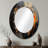 Gold And Grey Bitcoin Crypto Currency - Glam Oval Wall Mirror-960007228