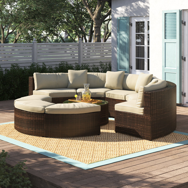 Haringe 8 Seater Rattan Sofa Set