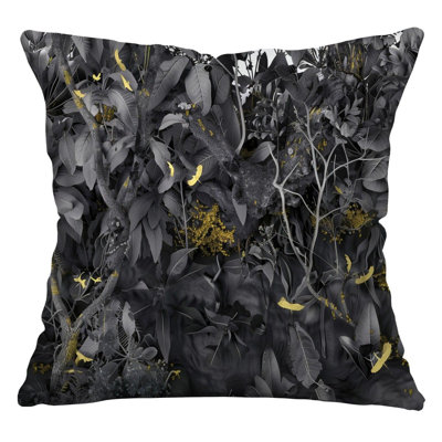 Jungle Nature Vibrant   Reversible Throw Pillow