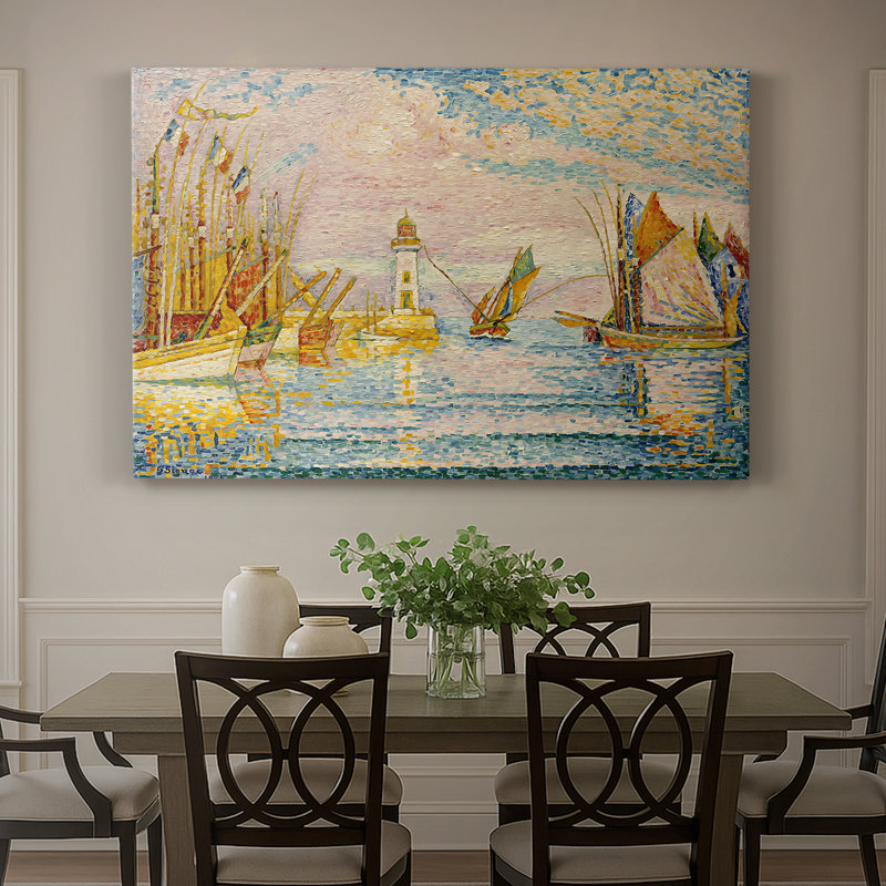Le phare de Groix-Paul Signac-Toile tendue avec châssis-1925, 40x60