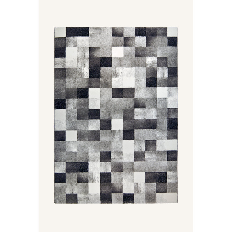 Kyleanthony Chequered Area Rug, Rectangle 200 x 290cm