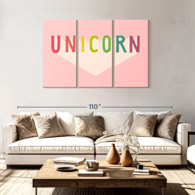 Tergel Unicorn Superhero, 48" H x 74" W