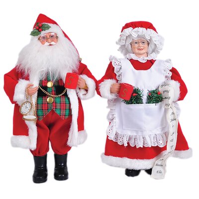 2 Piece Mr and Mrs Claus Set -  The Holiday Aisle®, THLA2565 39563859