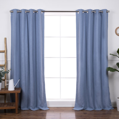 Mendelsohn Polyester Blackout Grommet Curtain Panel 
