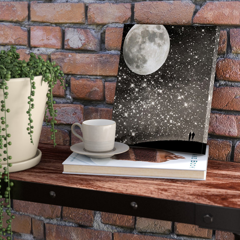 « love under the stars », impression, H 20 po x l 16 po x P 1 po, Toile