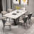 Italian style simple rectangular dining table sets-103294560