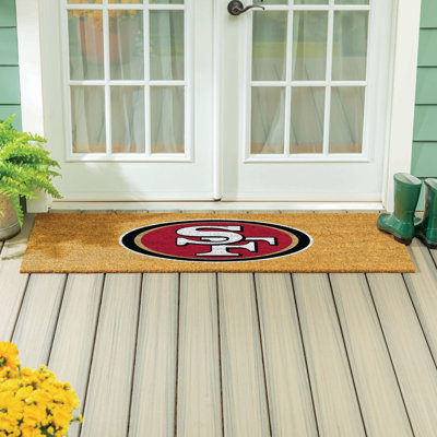 Très grand tapis couleur coco 49ers San Francisco, 60 po x 24 po