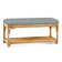 Banc de rangement en osier Summer Retreat