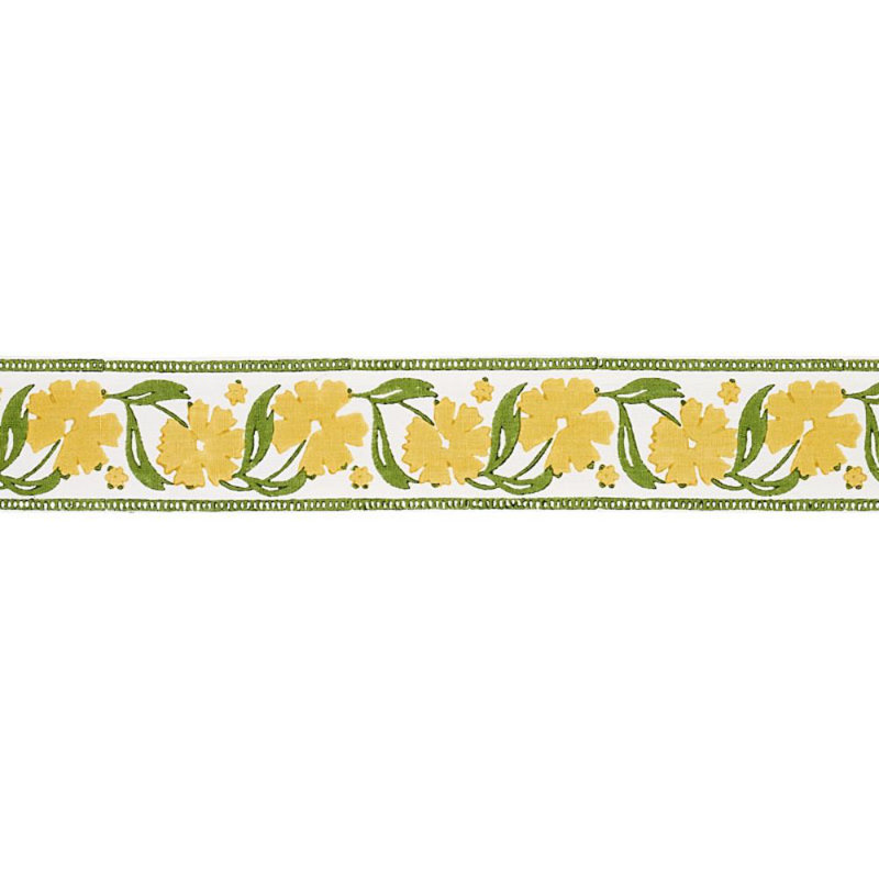 Adra Hand Blocked Tape, Yellow/Green