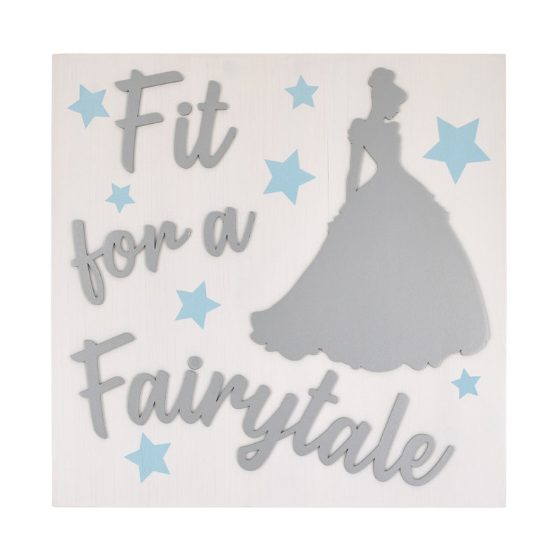  Décoration murale NoJo Disney Princess «Fit For a Fairytale» Cendrillon