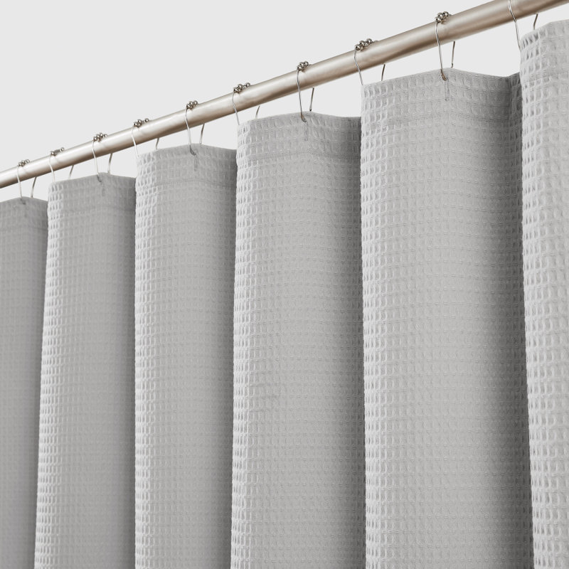 Cannon Heritage Cotton Waffle Shower Curtain