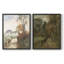 «Vintage Landscape», impression giclée sur cadre en X - ensemble de 2-1797963104-1797963108