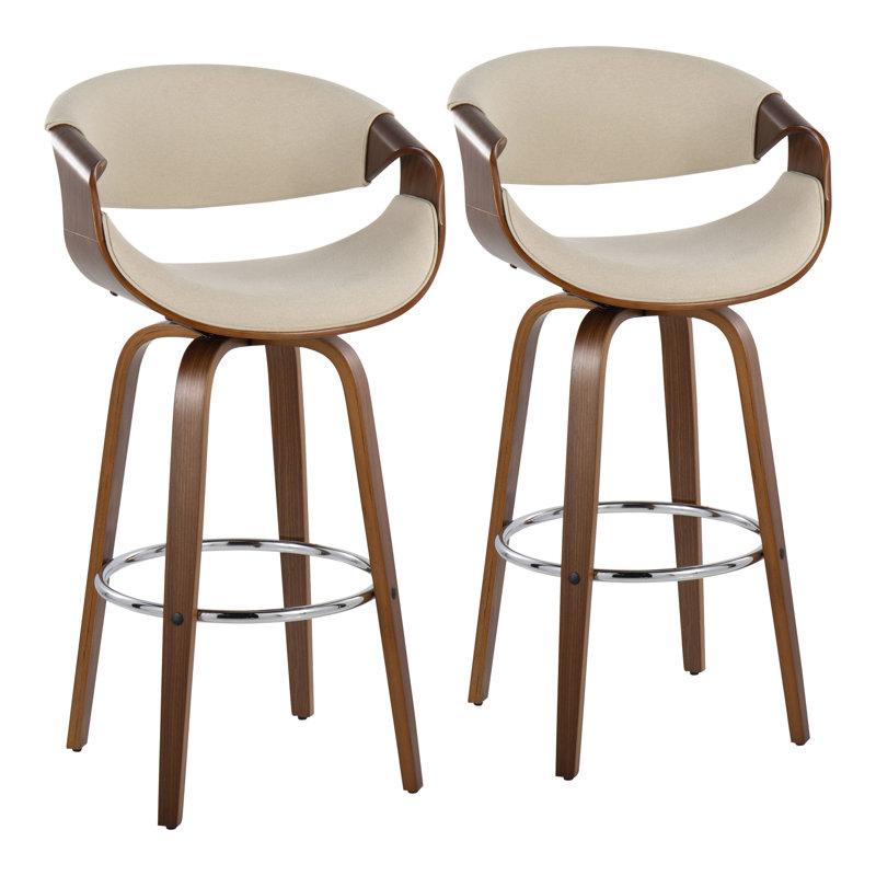 Tabouret de bar et de comptoir Archaimbaud, Tabouret de bar (siège d'une hauteur de 30 po), Crème