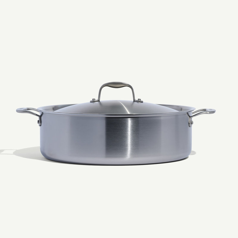 Stainless Clad 10 qt. Rondeau with Lid, 10 Qt.