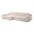 Nevis Ivory Polyester Blend