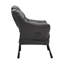 Chaise longue surdimensionnée avec accoudoirs - Chaise de lecture moelleuse pour le salon, la chambre à coucher et les petits espaces - Support ergonomique et structure en acier robuste - Assemblage facile et base antidérapante